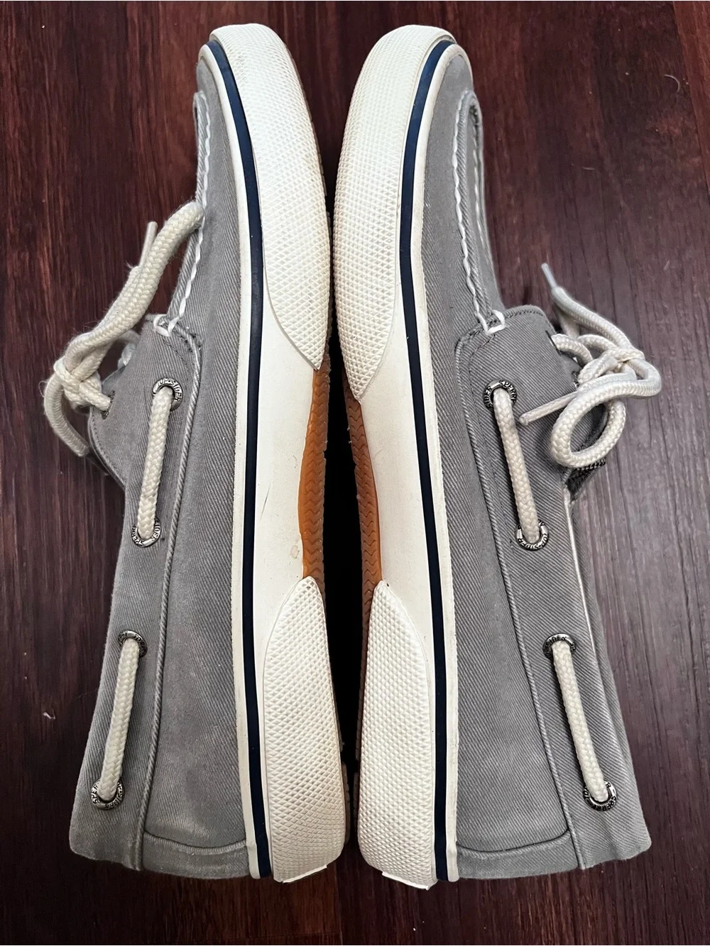 Sperry Men's Halyard 2-Eye Saltwashed Grey Size 9